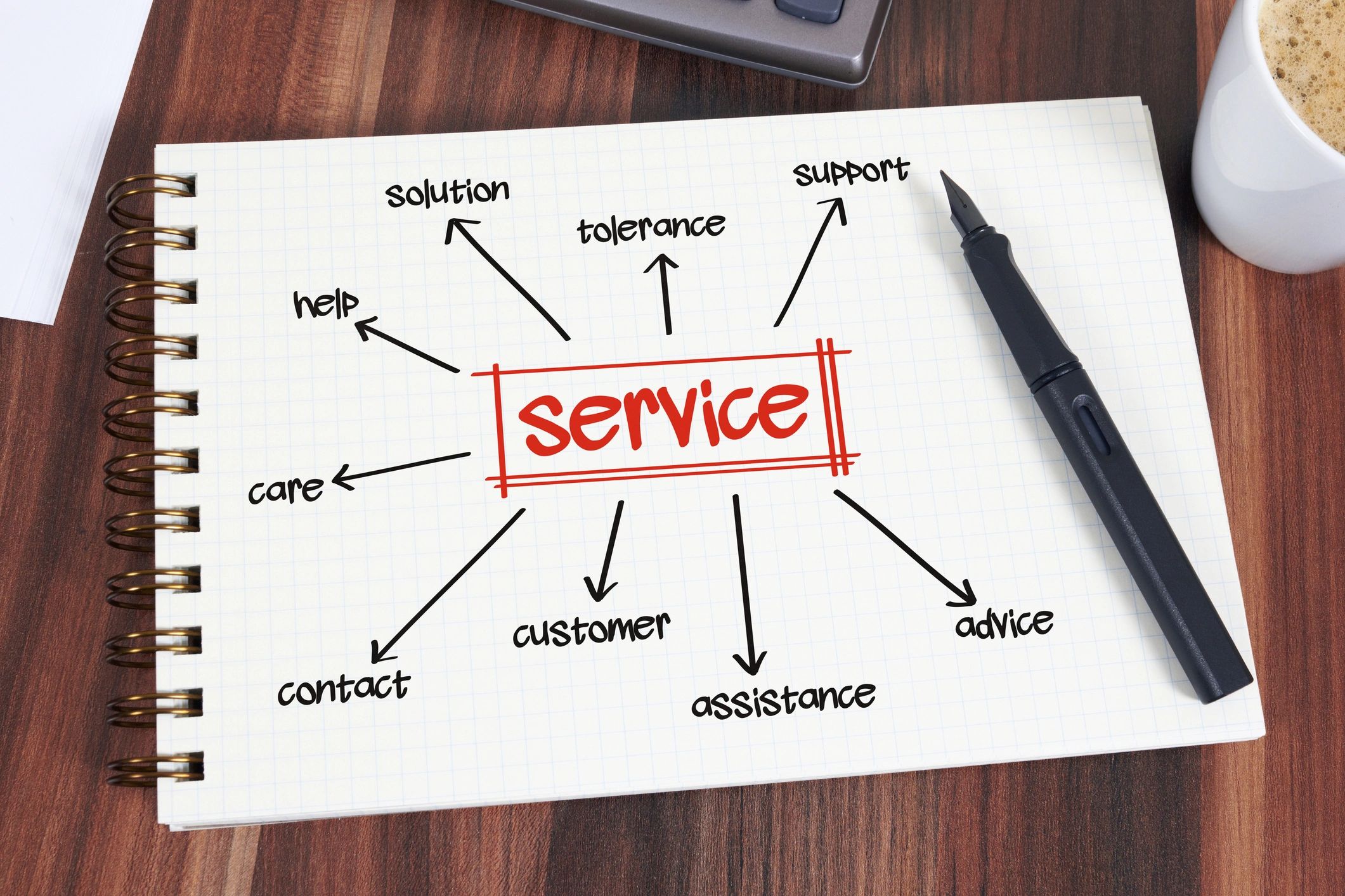 Service concept illustration